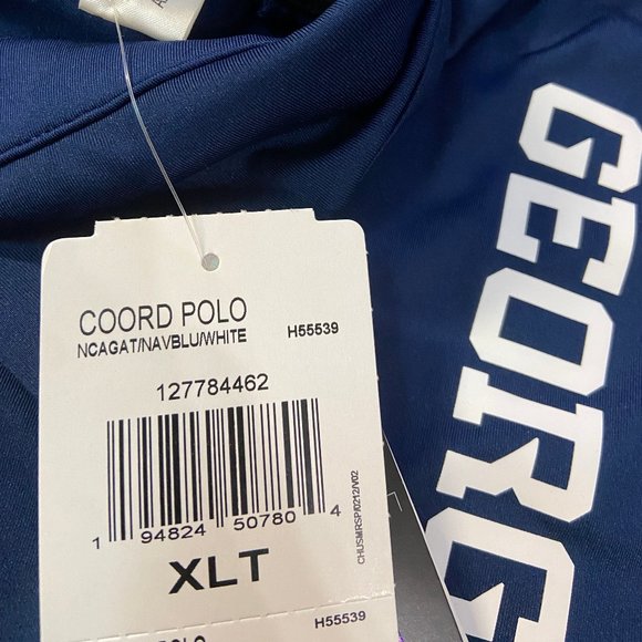 Adidas Georgia Tech Yellow Jackets Team Issue Polo Shirt Aeroready Mens NEW - Picture 12 of 12